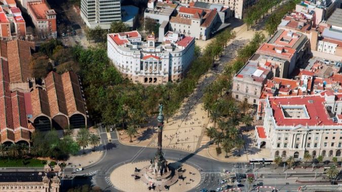 Virtual image of what La Rambla boulevard will look like after renovation works (Courtesy of Barcelona council)